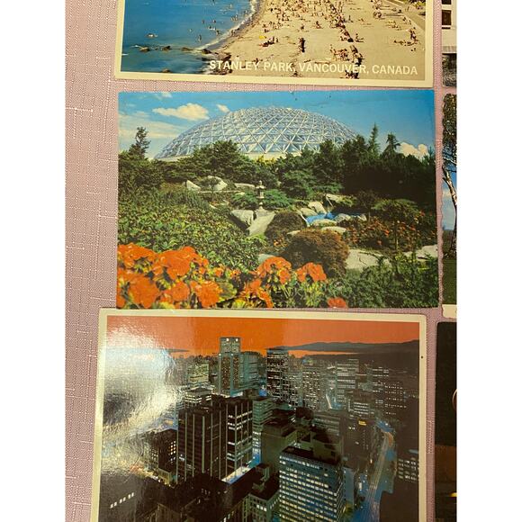 Vintage Vancouver BC Canada Postcards - 1950s-70s Set of 10 - Picture 4 of 15